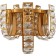 Wall lamp STILFORT 2172/05/03W Umiko, 3x40W, E14, 300x300x260 mm, bronze color