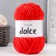 Yarn "Dolce" 100% micropoliester 120m/100g (748 red)