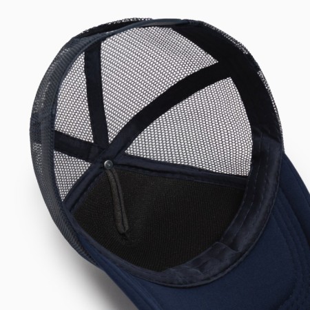 Baseball cap with minaku grid, dark blue color, size 56-58-4
