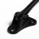 Door locomard lock, "goat leg", black color