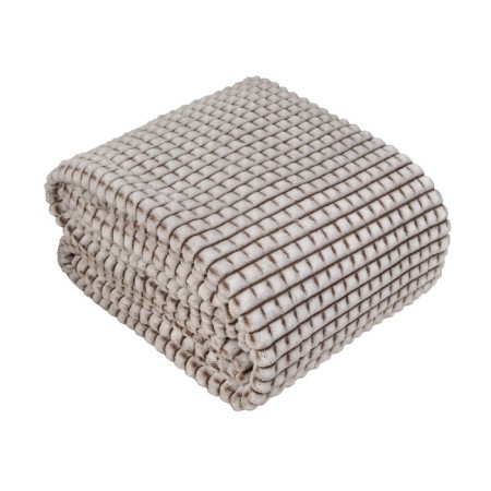 Blanket “Cubes”, size 220x240 cm, color chocolate-3