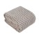 Blanket “Cubes”, size 220x240 cm, color chocolate