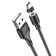 Hoco X52, microUSB cable - USB, magnetic connector, only charging, 2.4 A, 1 m, black