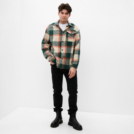 Male shirt in the MIST cage, size 46, green-2