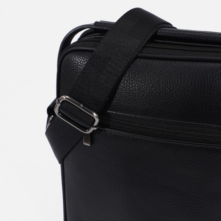 Male bag, black color-4
