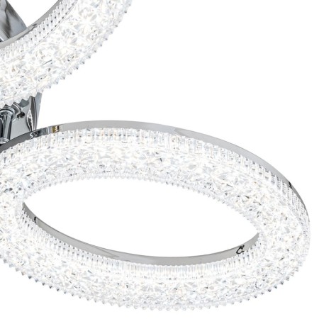 Ceiling light ESCADA, 10283/5LED. 1x120W, LED, 9360LM, 3000/4000/6500K, 600x600x100 mm, chromium color-4