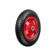 Pneumatic wheel, d = 360 mm, hub: diameter 25.4 mm, length 90 mm, "bison"