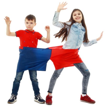 Relay shorts for two, two pants 40 x 40 cm, MIX color
