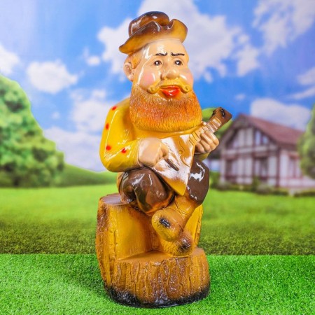 Garden figure "A man with a balalaika" 65x28x33cm mix-10