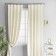 Set of curtains "Tina", size 2x200x270 cm, cream color