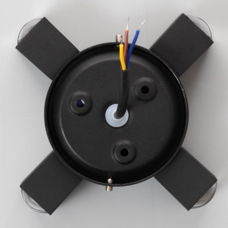 Lamp "Deco" 4xLED 4W 4000K IP66 black 16x4.3x16 cm-6