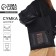 Textile choper with a pocket of Yourth, 35 x 0.5 x 40 cm, black