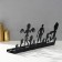 Summary Metal for 5 candles "Halloween. The rebels" black 17.8x29.5x6 cm