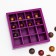 Box for sweets, 16 pcs, "umbrellas", 17.7 x 17.7 x 3.8 cm