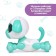 Robot Dog "Smart friend", interactive: with sound recording, light, sound, sensory, musical, batteries, turquoise