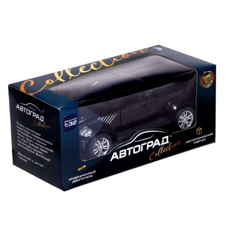 Metal “Raptor” machine, doors open, 1:32, inertia, black color-4