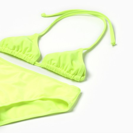 Separate swimsuit for girls, light color, height 98-104 cm-1
