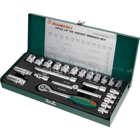 Set of end heads Jonnesway S04H3125S, 25 items