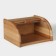 Bakery with a transparent cover, 22.5 × 29 × 15 cm, beech