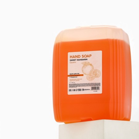 Liquid hand soap Russian benefit, 5 l, scent of sweet mandarin-2