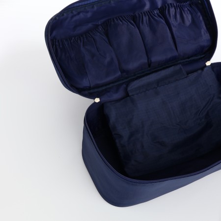 Lightning cosmetic bag, blue color-2