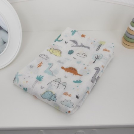Muslim diaper "dinosaurics", size 120x120 cm-2