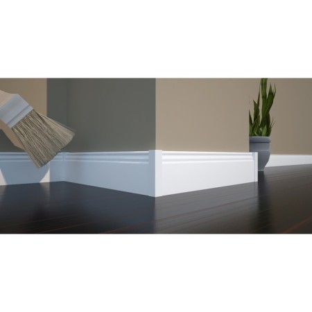 A column for the floor skirting board MDF Wenge, packaging 6 pieces-1
