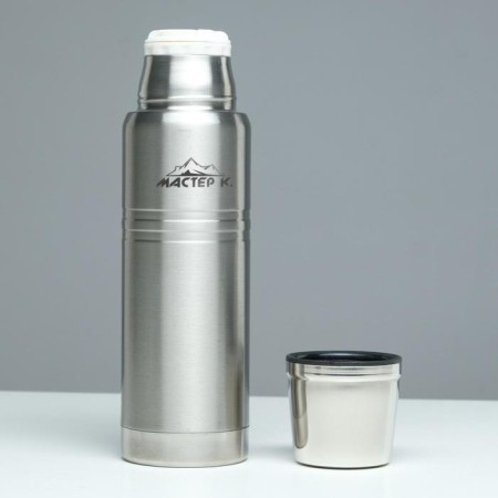 Thermos, 500 ml, the journey "Master K.", with a circle, retains heat 24 hours, chrome-1