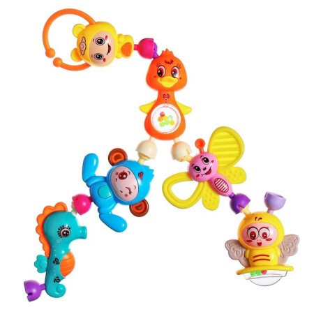 A set of rattles “Gather me”, 6 pcs, bright colors, crumb me-9