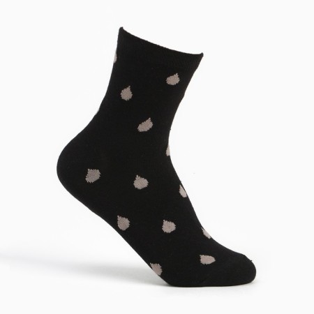 Women's socks, black color, size 36-38