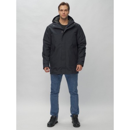 Male jacket-park, size 56, dark blue color