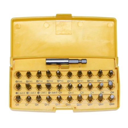Set Bit Encor 19822, with a magnetic holder, 25 mm, 31 pcs.