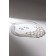 Set 2 objects: earrings, beads "tenderness", white color, 50 cm