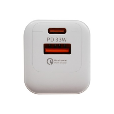 Network charger MAIMI C108, USB, Type-C, 33 W, PD, White-3