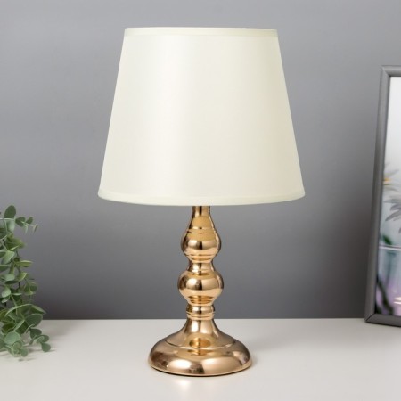 Table lamp "Adele" 1x40W E27 220V gold 21x21x37 cm Risalux