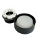 Ceiling light Feron HL367, IP44, GX53, 12 W, 110x110x75 mm, black color