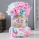 Yarn "Puffy fine color" 100% micropoliester 14.5m/100g (6377)