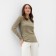 Women's longliva KAFTAN: Basic Line Khaki Color, size 48-50