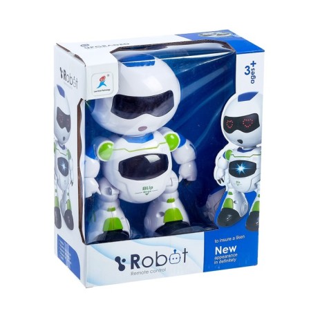 Robot radio -controlled "Blip", light and sound effects, works from batteries-2