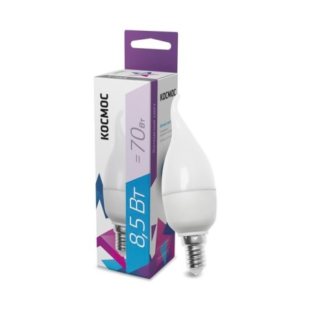 LED LED space, E14, 8.5 W, 6500 K, glow cold white