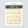 Nail stickers 10.2*8cm patterns CB-173 Gold qf substrate