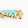 Souvenir weapon mini sniper rifle "Gold Dragon", 26 cm