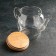 A glass teapot with a bamboo cover and a metal filter “IVF. Babble ", 1.5 l, 26.5 × 14 × 16.5 cm