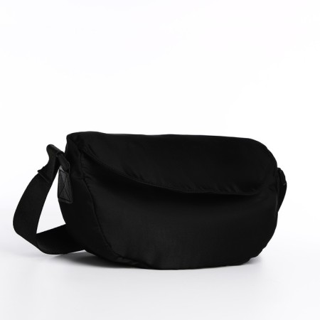 Youth bag with zipper, black color-3