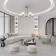 Suspension lamp Maytoni Mod411PL-06G, 6HE14, 60W, 96x96x154 cm, color gold