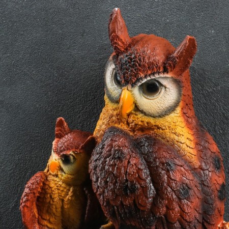 Suspended decor "Two owls" 31x20x8cm-1