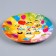 Set of paper dishes disposable emoticons ”: 6 plates, 1 garland, 6 glasses, 6 caps