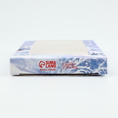 Box for Chocolate "New Year's Miracles", with a window, 17.3 x 8.8 x 1.5 cm, New Year-3