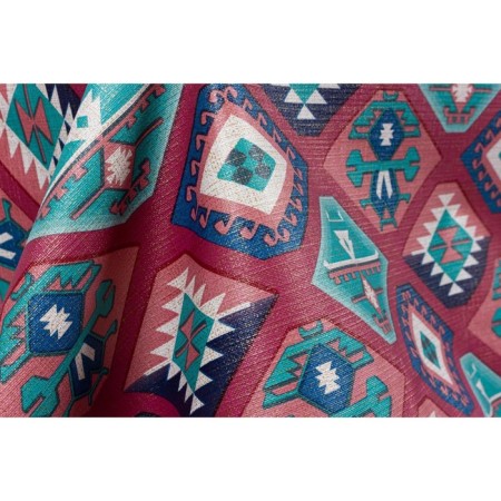 The tablecloth Meiwa FB-311 Az Red/BR 122x152 cm is red.-3