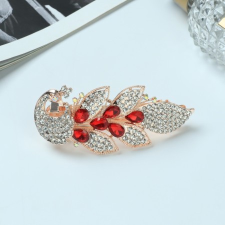 Halfish hair clip "Aelita" bird, 8.5 cm